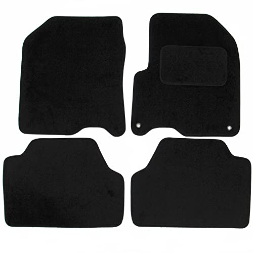 Actiasmat Tailored Carpet Floor Mat Set for Hyundai Kona EV, Black, Custom Fit