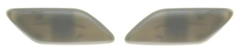 Motenna Främre stötfångare Strålkastare Spolarspraymunstycke Jetskyddslock Compatible With TOYOTA COROLLA E15 2006-2013 85045-12080 85044-12120 8504412120(Grey SET)
