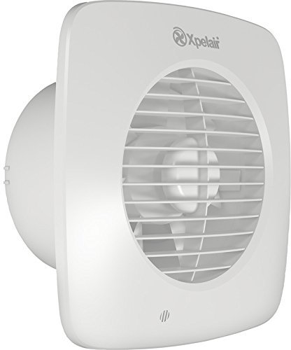 Xpelair Simply Silent DX150S Square Extractor Fan DX150HTS Humidistat Timer