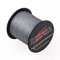 Dorisea Extreme Braid geflochtene Angelschnur, 100 % PE, 2,7–250 kg getestet, 500 m, abriebfest, unglaubliche Superline, kein Dehnen, kleiner Durchmesser, Grau, 9 kg/0,2 mm