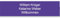 Personalisierte PVC Briefkastenschild mit selbstklebender Rückseite – 10 x 2,5 cm – Lasergravur – 20 Farben verfügbar (Violett)