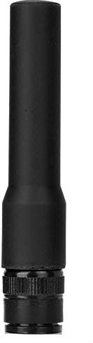 Diyeeni BNC Male Antenna, 7.5cm 10W 144/430MHz Silicone Soft Bendable Dual Band Ham Radio Short Antenna for TK100, TK200/for ICOM/for (Black)