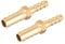 sourcing map Straight Brass Barb Fitting Reducer, Fit Hose ID 8mm to 6mm 2pcs