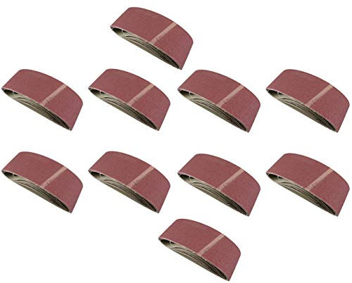 Nastro abrasivo per levigatrice extra fine, 457 mm x 75 mm, grana 120, dischi abrasivi