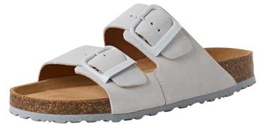 Tamaris Pantolette Damen Flach grau,EU 38