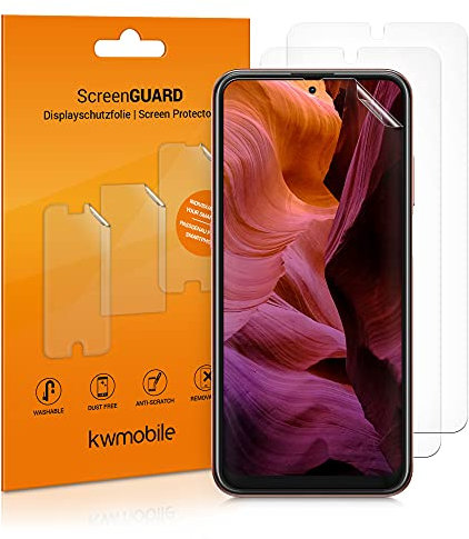 kwmobile 3X Pellicola Salvaschermo Compatibile con Nokia X20 / X10 Pellicola - Film Protettivo Telefono - Protezione AntiGraffio Display Smartphone