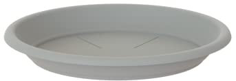 Sottovaso rotondo, 45 cm, colore: grigio chiaro