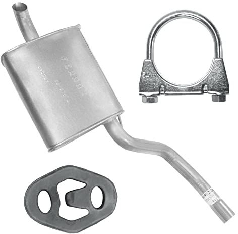 Ferroz Endschalldämpfer Auspuff Endtopf für Ford Galaxy 2 II WA6 2.0i, Mondeo 4 IV MK4 1.6 Ti 2.0i, S-Max 2 I MK1 2.0i