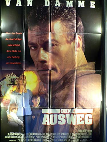 Ohne Ausweg - Jean-Claude Van Damme - Filmposter 120x80cm gefaltet