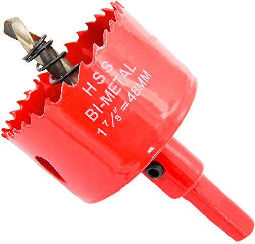 Scie cloche 48mm LAIWEI pour percer des trous dans le bois, le placoplâtre, le PVC, etc. Outil de perçage tranchant et durable