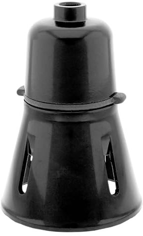 Art Deco Emporium Traditional Black Single B22 Lamp Holder for Light Fittings Ceilings or Pendant Light Fitting ceiling light bracket light rose fitting B22D Bayonet Cap Lampholder