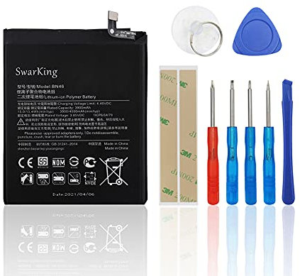 SwarKing Replacement Battery Compatible with Redmi Note 8 & Note 8T & Redmi 7 BN46 with Tool Kit
