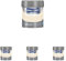 Johnstone's - Paint Tester Pots - Wall & Ceiling Paint - Magnolia - Emulsion Paint - Easy to Apply - Dry in 1-2 Hours - 75ml (Pack of 4)