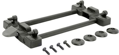 BISOMO Snapit Système d'adaptateur pour porte-bagages de vélo Racktime, fixation pour panier de vélo, sac, sacoche de porte-bagages