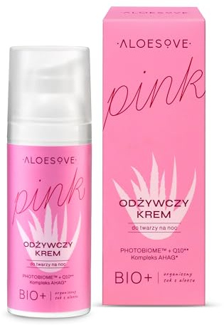 ALOESOVE Nährende Nachtcreme 50ml – Vegan, Feuchtigkeitsspendend, Anti-Aging, Schutz vor Photoxidativem Stress, für alle Hauttypen
