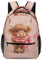 VesFy Niedliche Kuh Grundschule Rucksack Tier Ranzen Daypack Buchtasche Reiserucksäcke Für Schüler Erwachsene One Size