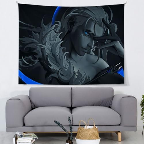 GeRRiTL Valorant Tapisserie-Poster, großer Hintergrund, geeignet für Schlafzimmer, Wohnzimmer und Geburtstagsfeiern, als Geschenk für Verwandte und Freunde (Savo, 150 x 130 cm)