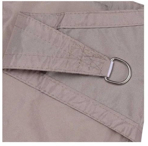 VINCINEY Toile pour Tonnelle Voile d'ombrage rectangulaire imperméable de 2x5m, for activités de fête en Plein air, auvent de Jardin, Pergola, Couverture de Piscine de terrasse(Khaki Color)