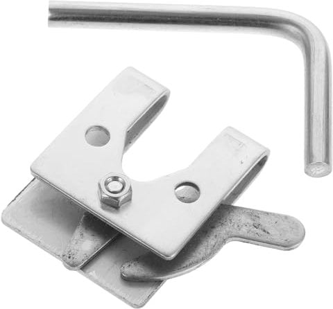 BESPORTBLE Gate Latch Lock Double for Pet Cages Easy Installation Weather Resistant for Home and Garden Use