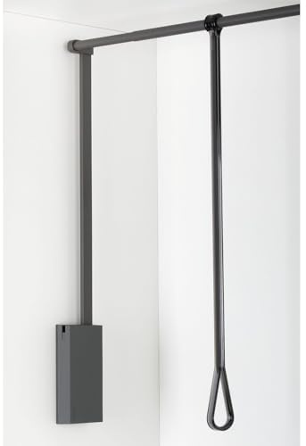Servetto Kleiderlift passend zu Kleiderlift T3 - verstellbar 750-1100mm, Stahl/Kunststoff anthrazit