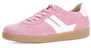 Gabor Damen Low-Top Sneaker, Frauen Halbschuhe,schnürschuhe,schnürer,straßenschuhe,Strassenschuhe,Sportschuhe,Soft pink/Latte,40.5 EU / 7 UK