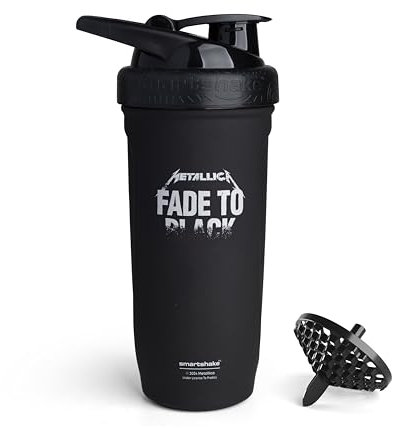 SmartShake Reforce Stainless Steel - Rock Band Collection, Metallica Fade to Black - 900 ml.
