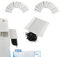 20 Pcs Activated Charcoal Water Filters, Coconut Shell Activated Carbon Distiller Filters Sachets, Water Filters Sachet Efficient Adsorption, 8 x 6.5cm(Each)