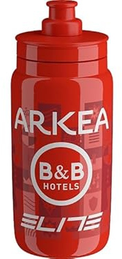 ELITE Fly Team Water Bottle 2025 – Arkéa–B&B Hotels – 550ml – Official WorldTour Team Edition Cycling Bottle – Lightweight & BPA-Free – For Road Bike, MTB & Gravel Cycling
