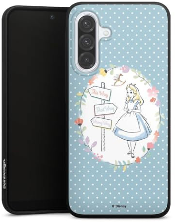 Organic Case Bio Hülle Nachhaltige Handyhülle kompatibel mit Samsung Galaxy A36 5G Offizielles Lizenzprodukt Disney Alice im Wunderland