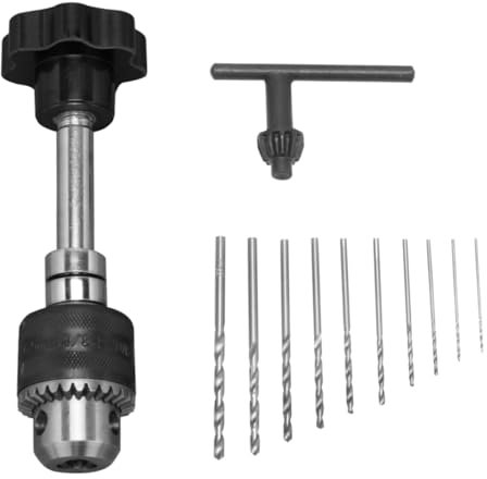 Gadpiparty 1Stück Handbohrer Für Schmuck Und Holzarbeiten Handbohrmaschine Spiralbohrer Bohrwerkzeug Für DIY Projekte Und Basteln