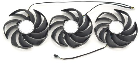 Grafikkartenlüfter für MSI RTX 3060 3070 RTX 3070Ti 3080 3090 Ti GAMING X TRIO, Ersatzlüfter, GPU-Kühlventilator PLD09210S12HH (3)