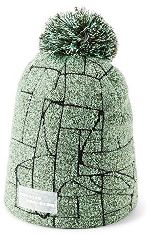 Under Armour Damen Mütze UA Graphic Pom Beanie, Artillery Green/Green Typhoon/White (357), OSFA, 1318484