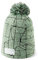 Under Armour Damen Mütze UA Graphic Pom Beanie, Artillery Green/Green Typhoon/White (357), OSFA, 1318484