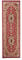 Carpeto Orientteppich Läufer Teppich Rot 100 x 250 cm Medaillon Muster Kurzflor Verona Kollektion