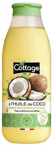 COTTAGE - Douche Huile Précieuse Huile De Coco 560Ml - Lot De 3