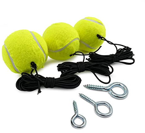 Gespann Garage Parken Leitfaden, Garage Parken Bälle 3Packs, Garage Parken Leitfaden Tennisball, Auto Stopper auf einem String Parken 3m lang, Sichtbar Weich und Leicht Versenkbare Parkbälle