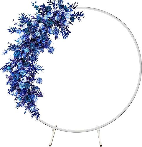 Kit Arco Palloncino Rotondo in Metallo 2M, Decorazione Per Festa Compleanno Matrimonio, Cornice Nuziale