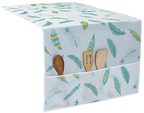 a-r Copertura antipolvere per frigorifero Top - Lavatrice asciugatrice Top Protector Mat | Multifunzionale Cucina Bagno Casa Stampa Decor per i genitori