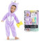 Corolle Girls Luna Pyjama Party, Ankleidepuppe im kuscheligen Einhorn-Onesie, 7 Teile, Schlafsack, Vanilleduft, 28cm, ab 4 Jahren