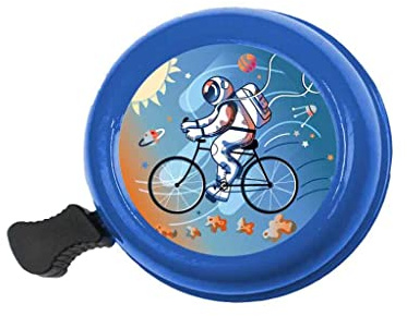 bb Klostermann Fahrradklingel Astronaut 55 mm - bbeBells 52414 - Glocke Klingel Läute Schelle
