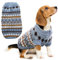 Hjumarayan Hundepullover - Boho Hundepullover Mittelgroße Hunde Weihnachtspullover, Schöne Hunde Pullover mit Geschirr Öffnung, Dicken Hundepulli Französische Bulldogge Labrador Pullis (Blau L)