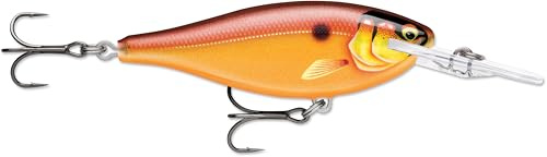 Rapala, Shad Rap Elite Angelköder, schwimmender Süßwasserköder, Schwimmtiefe: 2,4–2,7 m, Angelgerät aus Balsaholz