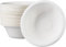 Love Nature Cuencos desechables de pulpa de caña de azúcar 350 ml – 10 piezas de cuencos desechables ecológicos – Vajilla desechable