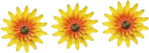 Fiori Artificiali, 3 Pezzi Contenitore for Fiori In Ferro Fiore Artificiale Muro Fiori In Metallo for Esterni Decorazioni for Esterni Decorazioni for Ghirlande Decorazioni Da Parete Di Girasole Orname