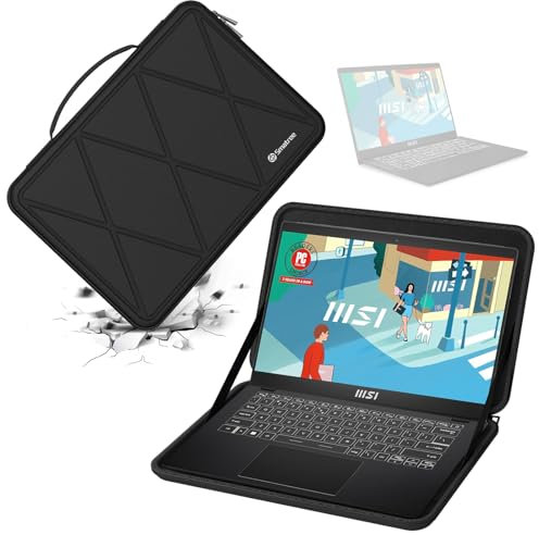 Smatree Hard EVA Protective Sleeve Case Compatible for 14 inch MSI Modern 14 F13M/B5M/B4MW, for MSI Modern 14A/14B, for 14 inch MSI Prestige 14Evo A12M, for MSI Summit E14FlipEvo A12MT Laptop (X8246)
