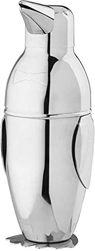 dieyyuca Cocktail Shaker, Penguin Steel Bar Bartender Drink Mixer Shaker Pot, Wine Bottle, Cocktail Making Accessories