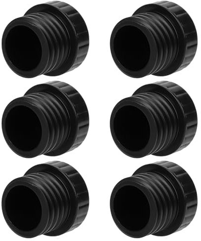 PEUTIER 6 Bouchons de Sécurité pour Douille de Lumière, Embouts de Douille de Lumière Capuchons de Couvercle de Douille d'Ampoule pour Guirlandes Lumineuses Douilles de Lumière Encastrées et Standard