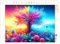 CALVENDO Puzzle Zyklus des Erwachens: EIN Motiv aus dem Kalender Neonlicht Familienplaner | 1000 Teile Lege-Größe 64 x 48 cm Foto-Puzzle für glückliche Stunden