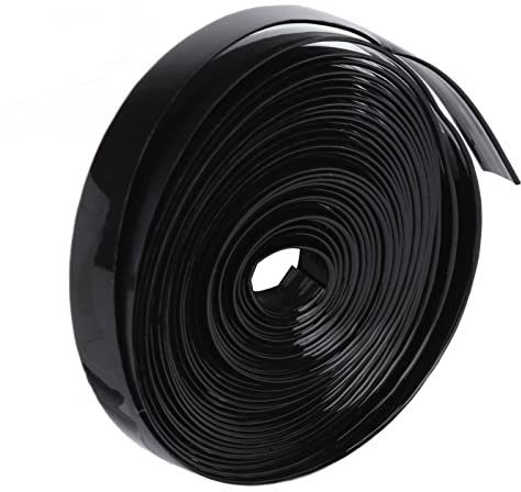 9mm Wide Hair Extension Keratin Glue Strips, Hair Extension Salon Styling Tape Rolls, Strong Bonding Long Lasting Hair Wig Tape Rolls, Black
