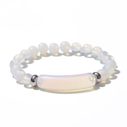 HavenSchmiede Naturstein Armband aus Opal | 100% echte Natursteine |
